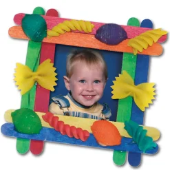 Brightly Colored Macaroni Shapes | 1 lb. Non-Toxic Craft Shapes