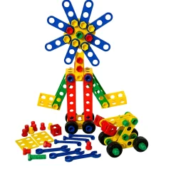 Brightly Colored Nuts & Bolts Construction Builders – Fine Motor & STEM Skill Set
