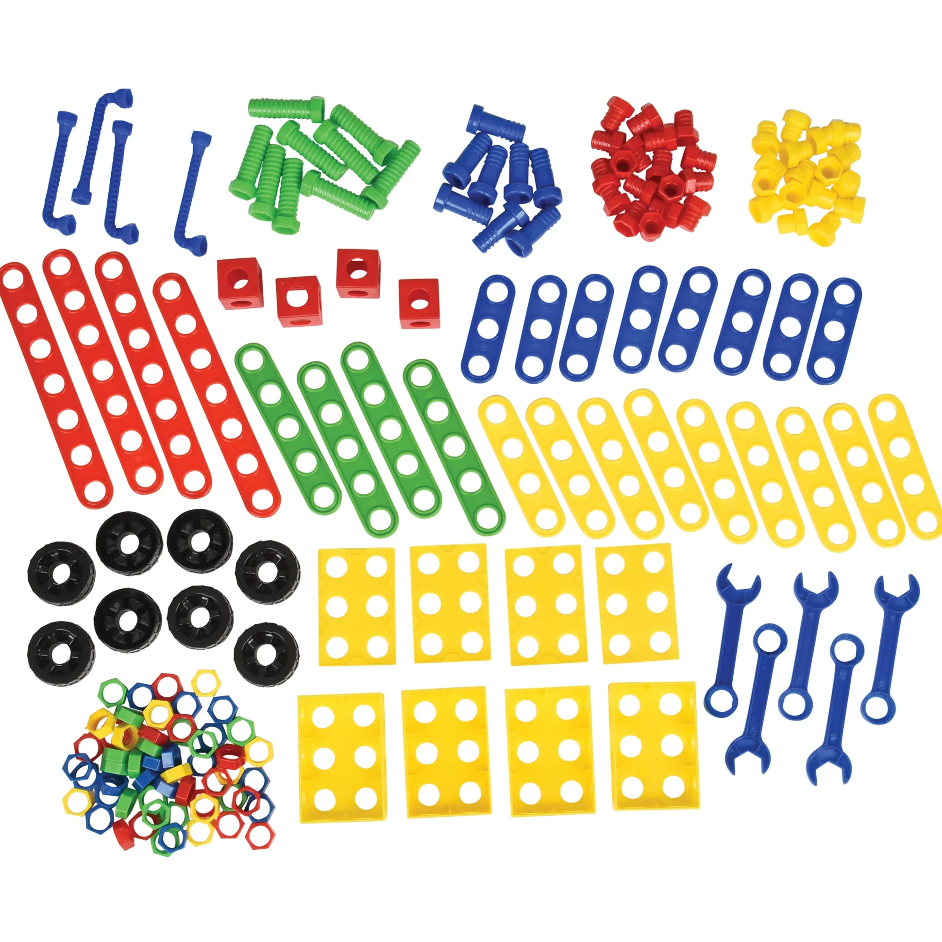 Brightly Colored Nuts & Bolts Construction Builders – Fine Motor & STEM Skill Set
