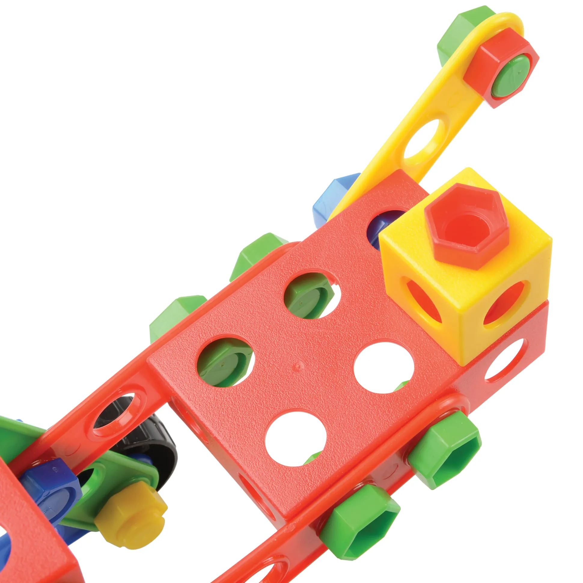 Brightly Colored Nuts & Bolts Construction Builders – Fine Motor & STEM Skill Set