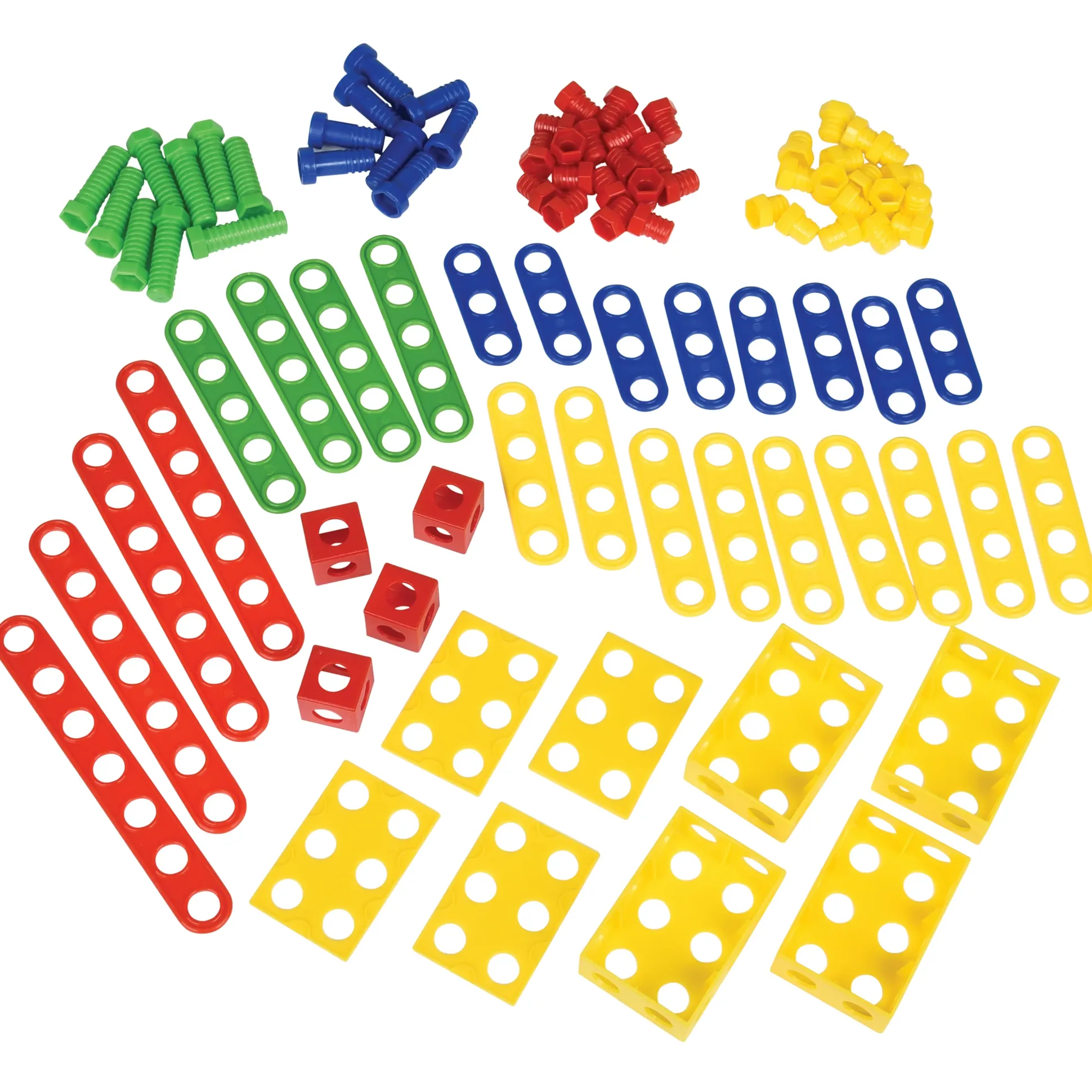 Brightly Colored Nuts & Bolts Construction Builders – Fine Motor & STEM Skill Set