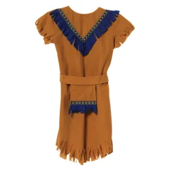 Brown Fringe Dress | Indigenous Americas Tradition