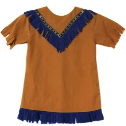 Brown Fringe Tunic | Indigenous Americas Tradition