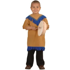 Brown Fringe Tunic | Indigenous Americas Tradition