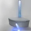 Bubble Tube & Fiber Optic Corner with Platform Bundle | 71" Color-Changing Bubble Tube + 100-Strand Fiber Optic Light Source with Padded Platform
