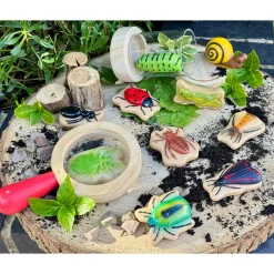 Bugs Sensory Play Stones Set | Realistic Insect & Creature Tactile Learning Toys