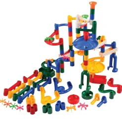 Build and Play Marble Run with Accessory Set