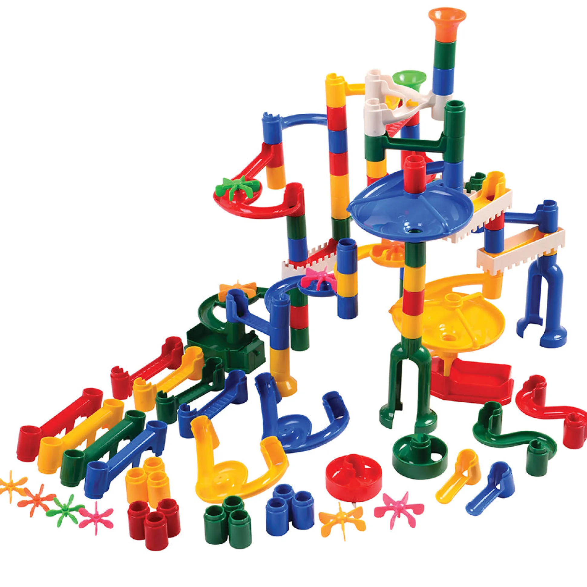 Build and Play Marble Run with Accessory Set