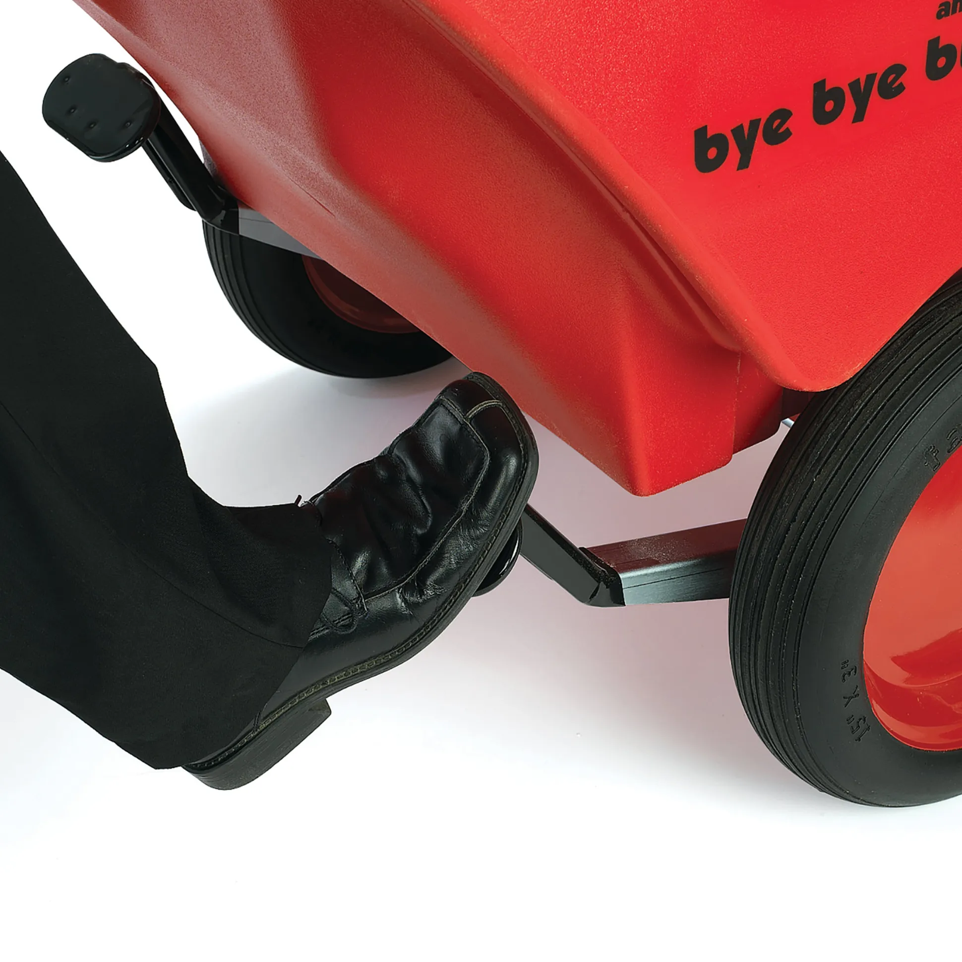 Bye Bye Buggy® 4-Passenger Stroller | Red with Gray Cushions | Easy-Maneuver Multi-Child Transport Buggy