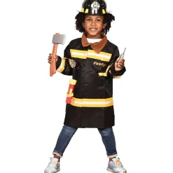 Career Role Play Dress-Up Bundle | 4-Piece Kids Costumes with Police, Firefighter, Surgeon & Chef Outfits