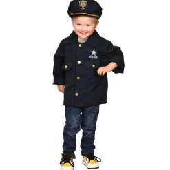 Career Role Play Dress-Up Bundle | 4-Piece Kids Costumes with Police, Firefighter, Surgeon & Chef Outfits