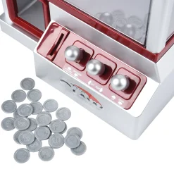 Carnival Crane Game | Classic Claw Machine with Music, Tokens & Prize Drop Fun