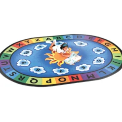 Carpet for Kids® Sunny Day Learning Oval Rug