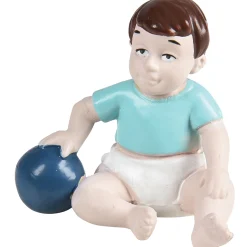 Caucasian Pretend Play Vinyl Family Figurines | 8 Piece Set