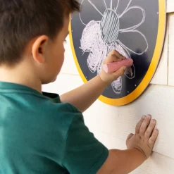 Chalkboard Geometric Shapes | Reusable Indoor & Outdoor Shape Learning Boards