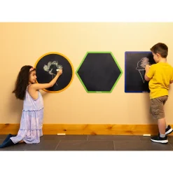 Chalkboard Geometric Shapes | Reusable Indoor & Outdoor Shape Learning Boards