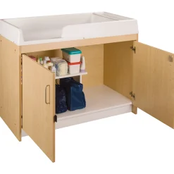 Changing Table & Cabinet-Maple
