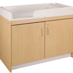 Changing Table & Cabinet-Maple