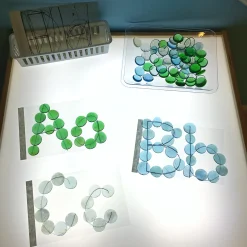 Child-Size LED Light Table with Storage
