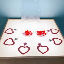 Child-Size LED Light Table with Storage