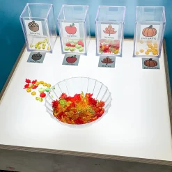 Child-Size LED Light Table with Storage