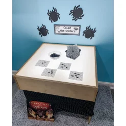 Child-Size LED Light Table with Storage