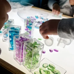 Child-Size LED Light Table with Storage
