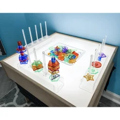 Child-Size LED Light Table with Storage