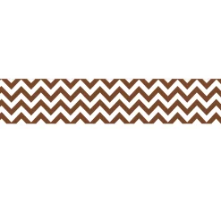 Chocolate Chevron Border 3" Trimmers - 35ft