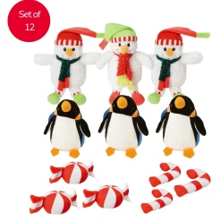 Christmas Plush Assortment – 12 Pieces