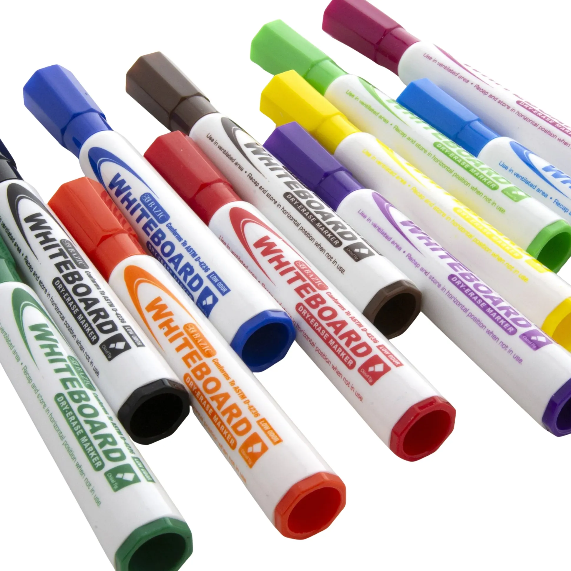 Chubby Dry Erase Markers - 12 Colors
