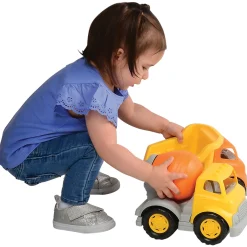 Chunky Community Helpers Vehicle Set | 4-Piece Push & Roll Trucks | Indoor/Outdoor