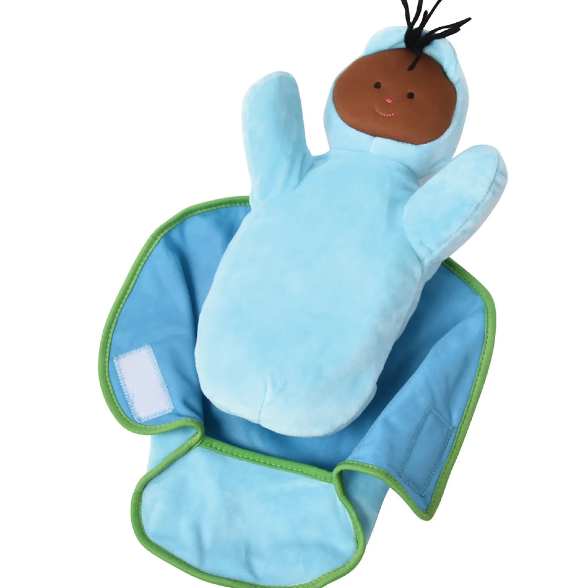 Circle Time Swaddle Babies Set | 4 Super-Soft Baby Dolls with Matching Pocket Swaddle Blankets