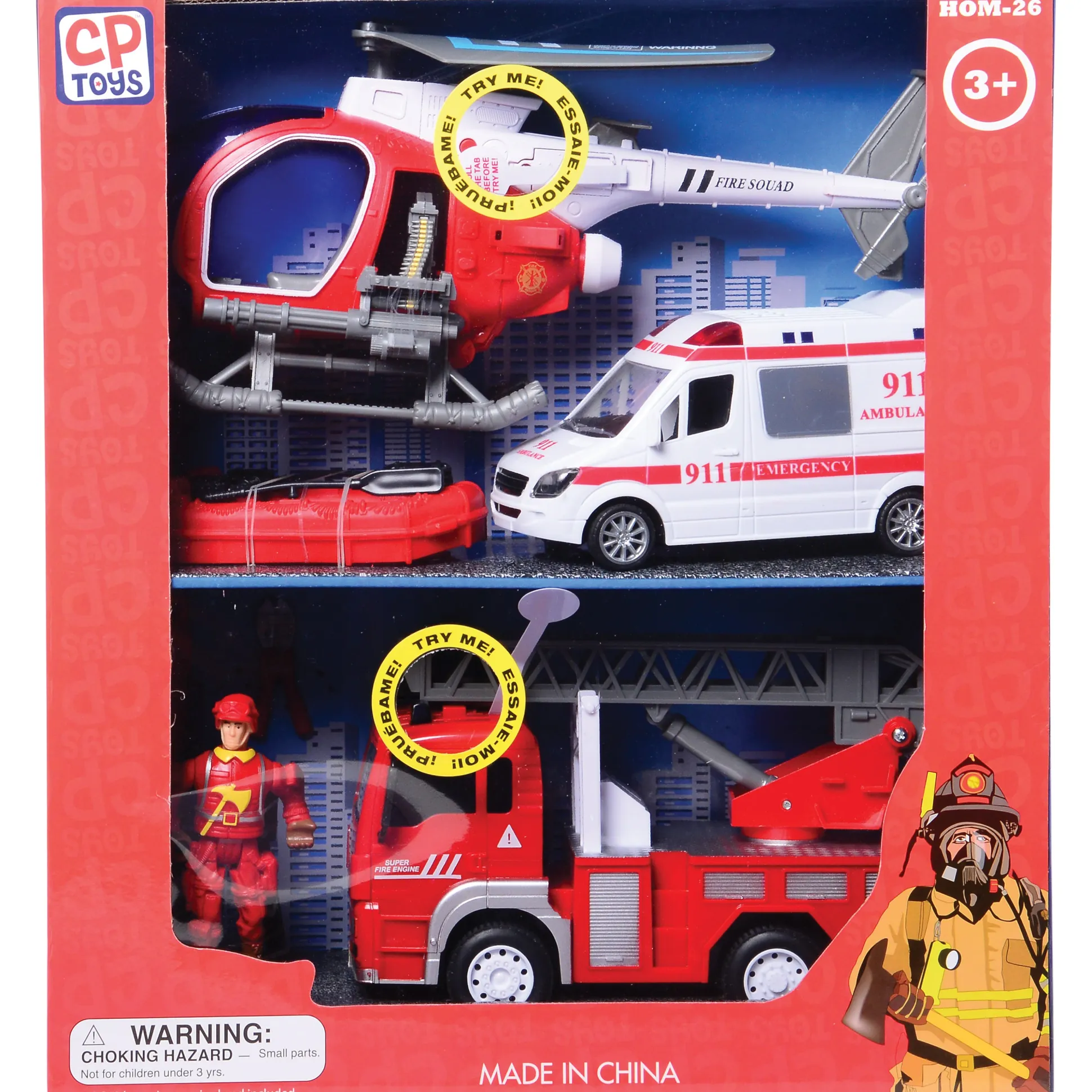 City Fire Special Ops & Rescue Playset | Lights, Sounds, and Rescue Action