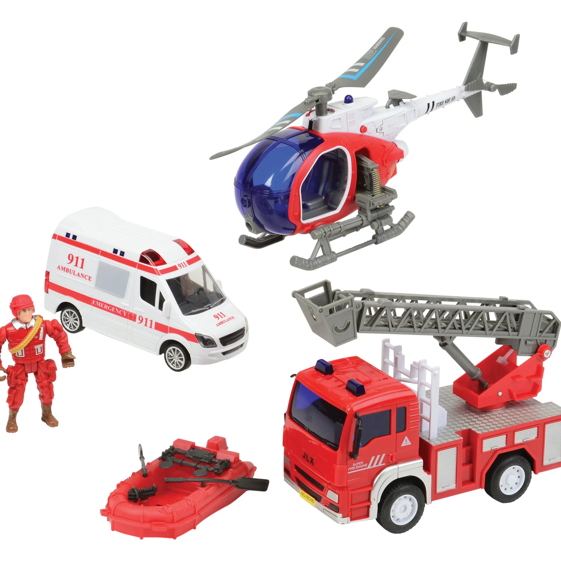 City Fire Special Ops & Rescue Playset | Lights, Sounds, and Rescue Action
