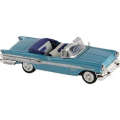 Classic Car Transport Truck Playset with 6 Die-Cast Convertibles – 18"