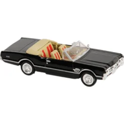Classic Car Transport Truck Playset with 6 Die-Cast Convertibles – 18