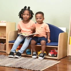 Classic Classroom Couch with Storage | Child-Sized & Durable