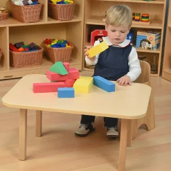Classic Hardwood Toddler Table | Durable, Scratch-Resistant Activity Table