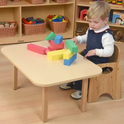 Classic Hardwood Toddler Table | Durable, Scratch-Resistant Activity Table