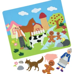 Classic Stories Flannel Board Set | Interactive Felt Storytelling with 5 Favorite Tales
