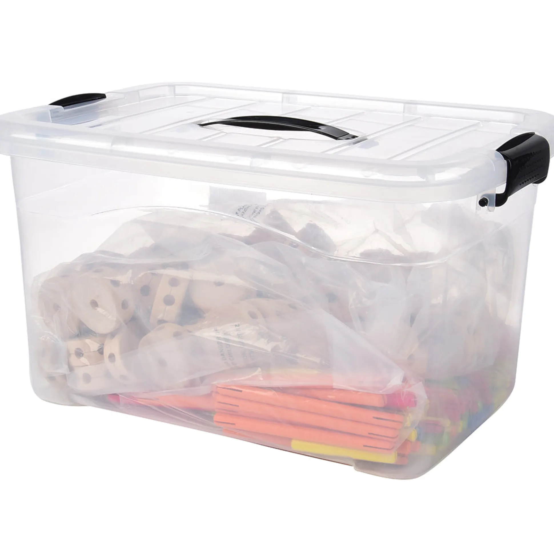 Classic Wood Builders in Storage Bin | 208 Piece STEM Building Set