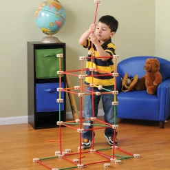 Classic Wood Builders in Storage Bin | 208 Piece STEM Building Set