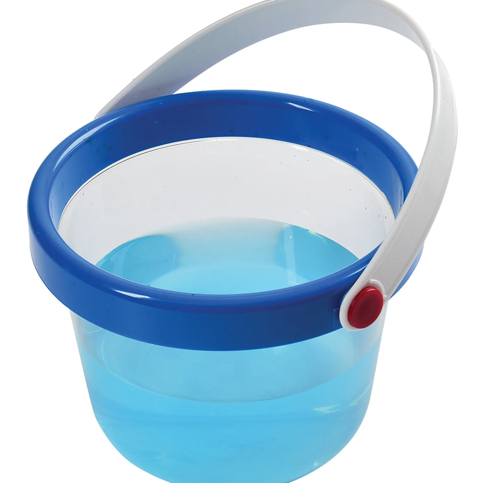 Clear Plastic Sensory Bucket | Durable Handled Toddler Toy