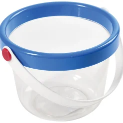 Clear Plastic Sensory Bucket | Durable Handled Toddler Toy