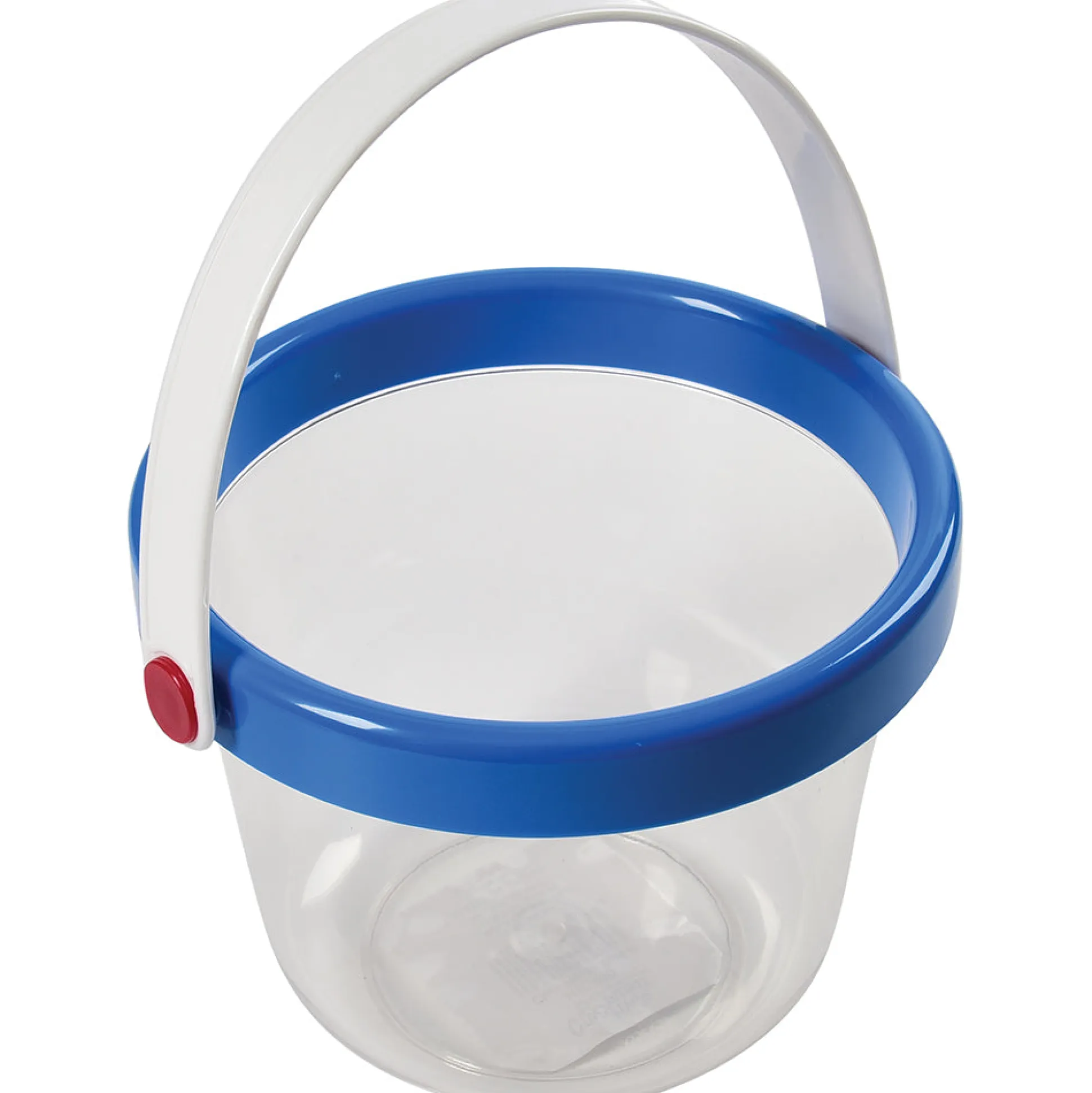 Clear Plastic Sensory Bucket | Durable Handled Toddler Toy