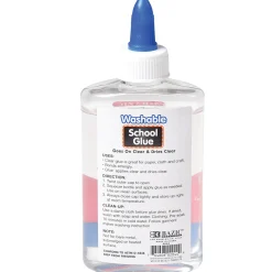 Clear Washable School Glue - Individual Bottle