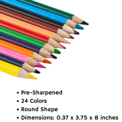 Colored Pencils / 24-ct