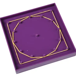 Colorful Double-Sided Geoboards Set | Explore Shapes & Symmetry