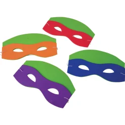 Colorful Foam Hero Masks – Set of 4